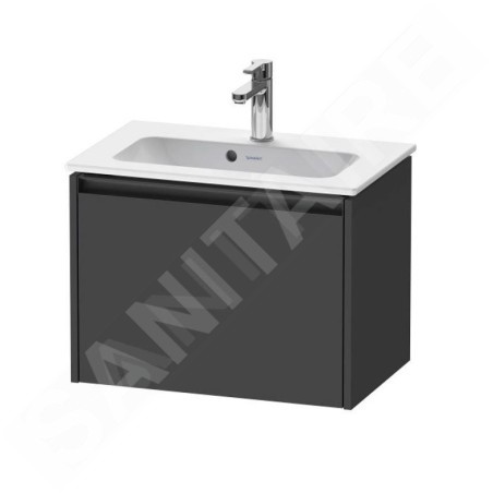 Duravit Ketho.2 - Meuble à lavabo 440x610x390 mm, 1 tiroirs, graphite mat K25055049490000