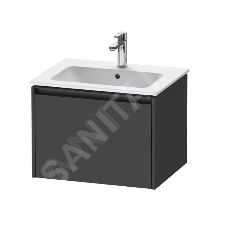 Duravit Ketho.2 - Meuble à lavabo 440x610x480 mm, 1 tiroirs, graphite mat K25062049490000 Duravit Ketho.2 - Meuble à lavabo 440x610x480 mm, 1 tiroirs, graphite mat K25062049490000