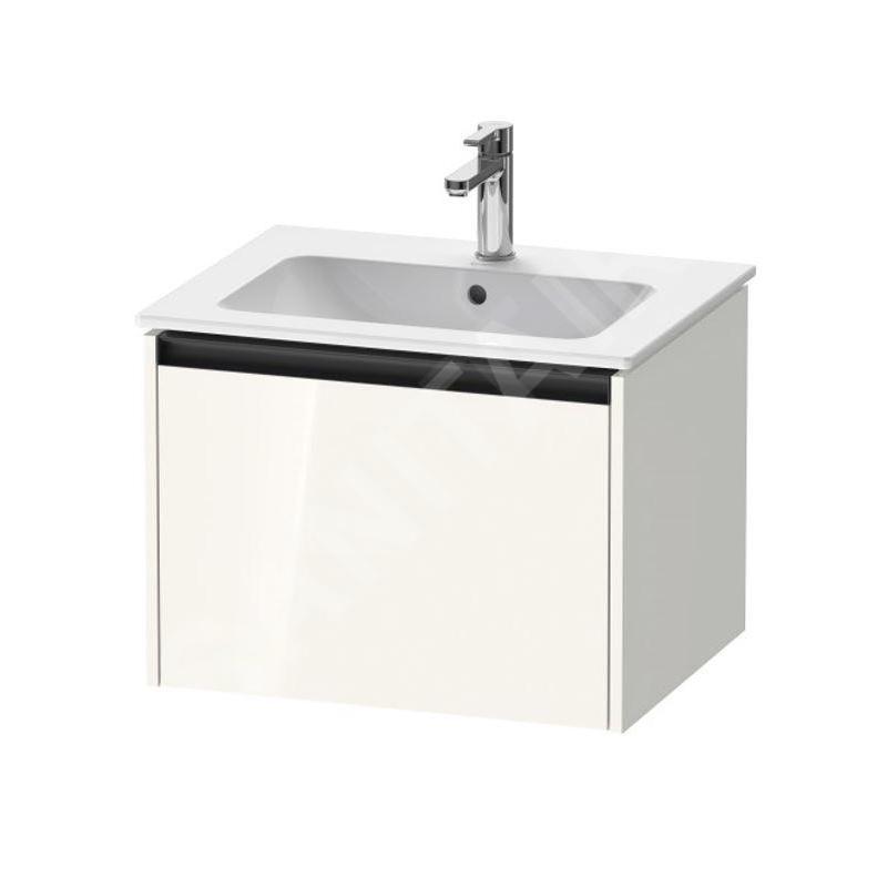 Duravit Ketho.2 - Meuble-vasque, 440x610x480 mm, 1 tiroir, blanc brillant K25062022220000 Duravit Ketho.2 - Meuble-vasque, 440x610x480 mm, 1 tiroir, blanc brillant K25062022220000