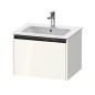 Duravit Ketho.2 - Meuble-vasque, 440x610x480 mm, 1 tiroir, blanc brillant K25062022220000 Duravit Ketho.2 - Meuble-vasque, 440x610x480 mm, 1 tiroir, blanc brillant K25062022220000