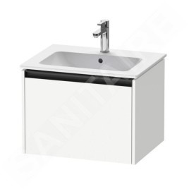 Duravit Ketho.2 - Meuble-vasque, 440x610x480 mm, 1 tiroir, blanc mat K25062018180000