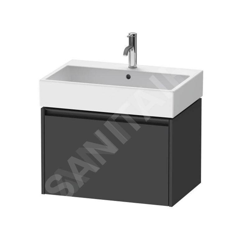 Duravit Ketho.2 - Meuble à lavabo 440x684x460 mm, 1 tiroirs, graphite mat K25076049490000 Duravit Ketho.2 - Meuble à lavabo 440x684x460 mm, 1 tiroirs, graphite mat K25076049490000