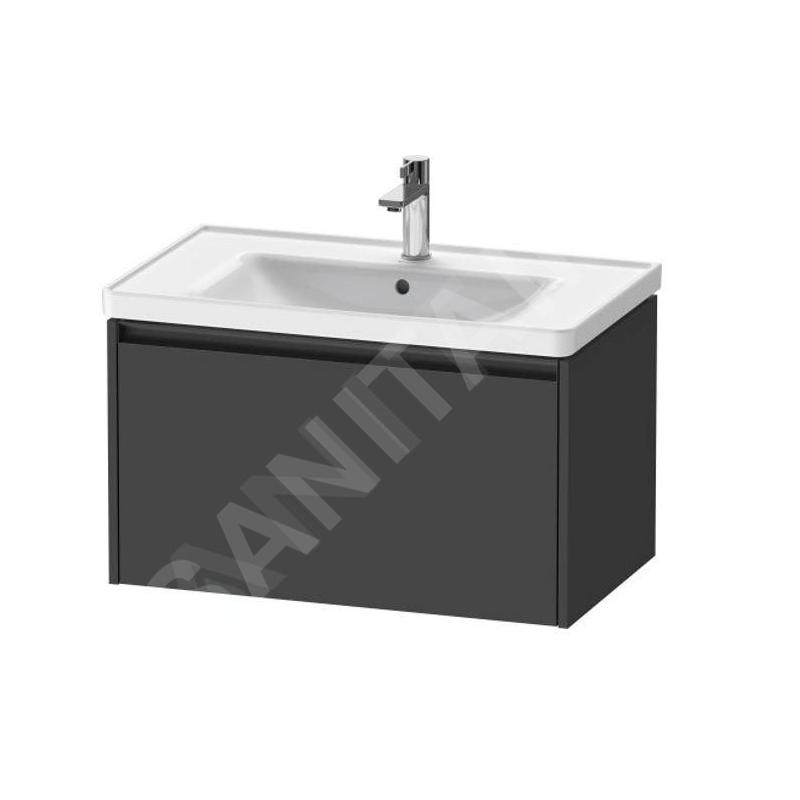Duravit Ketho.2 - Meuble à lavabo 440x784x455 mm, 1 tiroirs, graphite mat K25083049490000 Duravit Ketho.2 - Meuble à lavabo 440x784x455 mm, 1 tiroirs, graphite mat K25083049490000