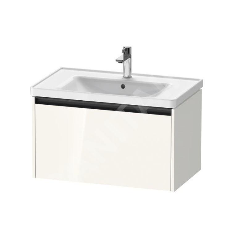 Duravit Ketho.2 - Meuble-vasque, 440x784x455 mm, 1 tiroir, blanc brillant K25083022220000 Duravit Ketho.2 - Meuble-vasque, 440x784x455 mm, 1 tiroir, blanc brillant K25083022220000