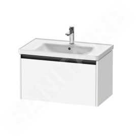 Duravit Ketho.2 - Meuble-vasque, 440x784x455 mm, 1 tiroir, blanc mat K25083018180000