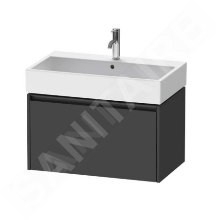 Duravit Ketho.2 - Meuble à lavabo 440x784x460 mm, 1 tiroirs, graphite mat K25077049490000