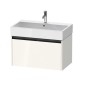 Duravit Ketho.2 - Meuble-vasque, 440x784x460 mm, 1 tiroir, blanc brillant K25077022220000 Duravit Ketho.2 - Meuble-vasque, 440x784x460 mm, 1 tiroir, blanc brillant K25077022220000