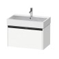 Duravit Ketho.2 - Meuble-vasque, 440x784x460 mm, 1 tiroir, blanc mat K25077018180000 Duravit Ketho.2 - Meuble-vasque, 440x784x460 mm, 1 tiroir, blanc mat K25077018180000