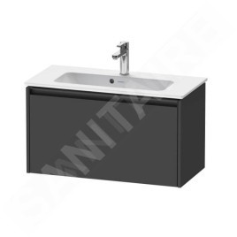 Duravit Ketho.2 - Meuble à lavabo 440x810x390 mm, 1 tiroirs, graphite mat K25056049490000