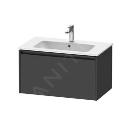 Duravit Ketho.2 - Meuble à lavabo 440x810x480 mm, 1 tiroirs, graphite mat K25063049490000