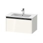 Duravit Ketho.2 - Meuble-vasque, 440x810x480 mm, 1 tiroir, blanc brillant K25063022220000 Duravit Ketho.2 - Meuble-vasque, 440x810x480 mm, 1 tiroir, blanc brillant K25063022220000