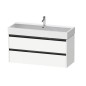 Duravit Ketho.2 - Meuble-vasque, 549x1184x460 mm, 2 tiroirs, blanc mat K25279018180000 Duravit Ketho.2 - Meuble-vasque, 549x1184x460 mm, 2 tiroirs, blanc mat K25279018180000