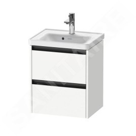 Duravit Ketho.2 - Meuble-vasque, 549x484x375 mm, 2 tiroirs, blanc mat K25280018180000