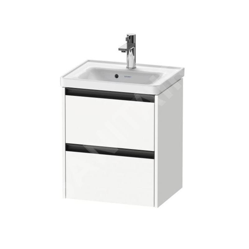 Duravit Ketho.2 - Meuble-vasque, 549x484x375 mm, 2 tiroirs, blanc mat K25280018180000
