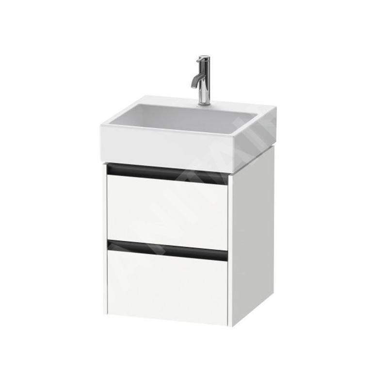 Duravit Ketho.2 - Meuble-vasque, 549x484x460 mm, 2 tiroirs, blanc mat K25274018180000 Duravit Ketho.2 - Meuble-vasque, 549x484x460 mm, 2 tiroirs, blanc mat K25274018180000