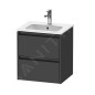 Duravit Ketho.2 - Meuble-vasque, 549x510x420 mm, 2 tiroirs, graphite mat K25261049490000