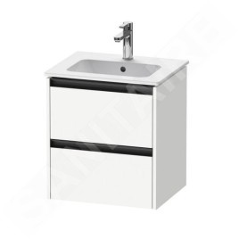 Duravit Ketho.2 - Meuble-vasque, 549x510x420 mm, 2 tiroirs, blanc mat K25261018180000