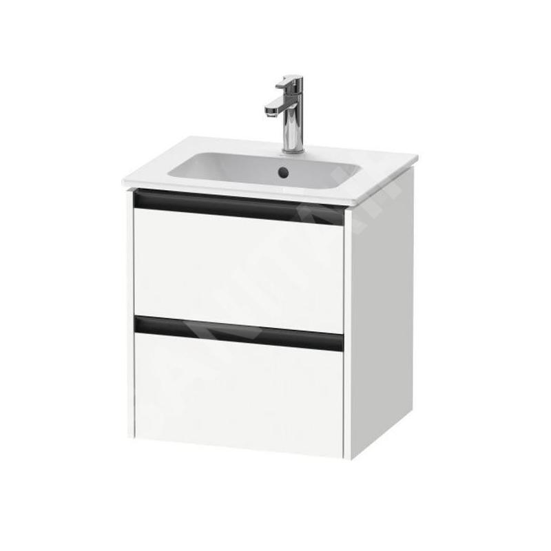 Duravit Ketho.2 - Meuble-vasque, 549x510x420 mm, 2 tiroirs, blanc mat K25261018180000