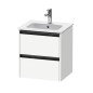 Duravit Ketho.2 - Meuble-vasque, 549x510x420 mm, 2 tiroirs, blanc mat K25261018180000