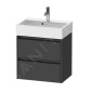 Duravit Ketho.2 - Meuble-vasque, 549x584x390 mm, 2 tiroirs, graphite mat K25273049490000 Duravit Ketho.2 - Meuble-vasque, 549x584x390 mm, 2 tiroirs, graphite mat K25273049490000