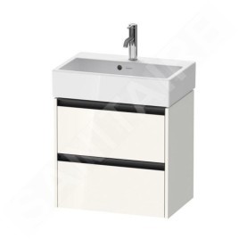 Duravit Ketho.2 - Meuble-vasque, 549x584x390 mm, 2 tiroirs, blanc brillant K25273022220000