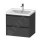 Duravit Ketho.2 - Meuble-vasque, 549x634x455 mm, 2 tiroirs, graphite mat K25282049490000 Duravit Ketho.2 - Meuble-vasque, 549x634x455 mm, 2 tiroirs, graphite mat K25282049490000