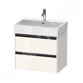 Duravit Ketho.2 - Meuble-vasque, 549x684x460 mm, 2 tiroirs, blanc brillant K25276022220000