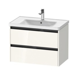 Duravit Ketho.2 - Meuble-vasque, 549x784x455 mm, 2 tiroirs, blanc brillant K25283022220000