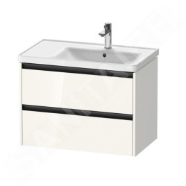 Duravit Ketho.2 - Meuble-vasque, 549x784x455 mm, 2 tiroirs, blanc brillant K25286022220000