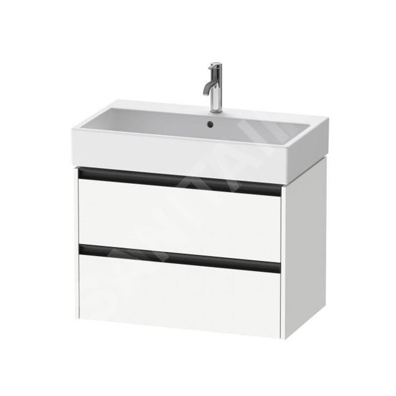 Duravit Ketho.2 - Meuble-vasque, 549x784x460 mm, 2 tiroirs, blanc mat K25277018180000 Duravit Ketho.2 - Meuble-vasque, 549x784x460 mm, 2 tiroirs, blanc mat K25277018180000
