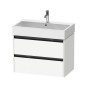 Duravit Ketho.2 - Meuble-vasque, 549x784x460 mm, 2 tiroirs, blanc mat K25277018180000 Duravit Ketho.2 - Meuble-vasque, 549x784x460 mm, 2 tiroirs, blanc mat K25277018180000