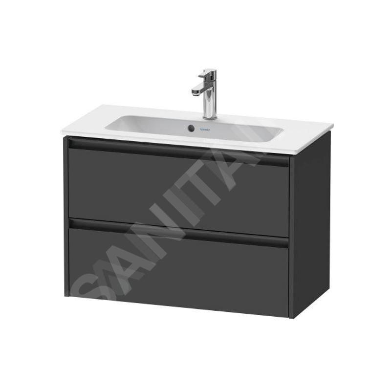 Duravit Ketho.2 - Meuble à lavabo 549x810x390 mm, 2 tiroirs, graphite mat K25256049490000 Duravit Ketho.2 - Meuble à lavabo 549x810x390 mm, 2 tiroirs, graphite mat K25256049490000