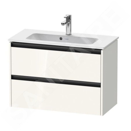 Duravit Ketho.2 - Meuble-vasque, 549x810x390 mm, 2 tiroirs, blanc brillant K25256022220000