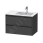 Duravit Ketho.2 - Meuble à lavabo 549x810x480 mm, 2 tiroirs, graphite mat K25268049490000 Duravit Ketho.2 - Meuble à lavabo 549x810x480 mm, 2 tiroirs, graphite mat K25268049490000