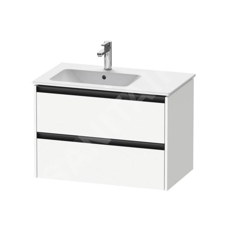 Duravit Ketho.2 - Meuble-vasque, 549x810x480 mm, 2 tiroirs, blanc mat K25267018180000 Duravit Ketho.2 - Meuble-vasque, 549x810x480 mm, 2 tiroirs, blanc mat K25267018180000