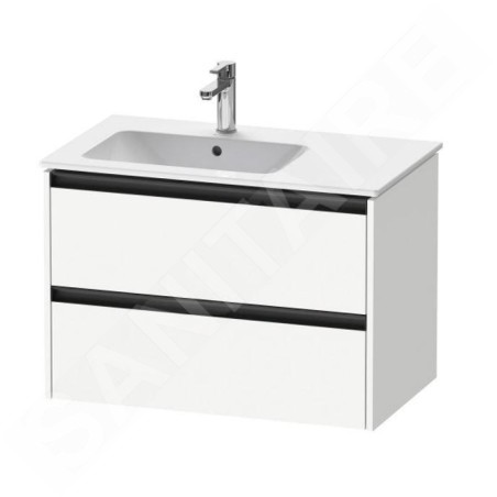 Duravit Ketho.2 - Meuble-vasque, 549x810x480 mm, 2 tiroirs, blanc mat K25267018180000