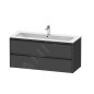 Duravit Ketho.2 - Meuble-vasque, 550x1210x480 mm, 2 tiroirs, graphite mat K25265049490000 Duravit Ketho.2 - Meuble-vasque, 550x1210x480 mm, 2 tiroirs, graphite mat K25265049490000