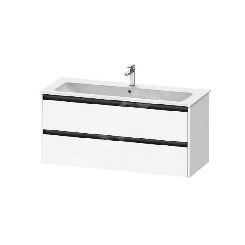 Duravit Ketho.2 - Meuble-vasque, 550x1210x480 mm, 2 tiroirs, blanc mat K25265018180000 Duravit Ketho.2 - Meuble-vasque, 550x1210x480 mm, 2 tiroirs, blanc mat K25265018180000