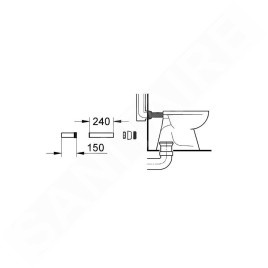Grohe Pièces de rechange - Set de raccordement, blanc alpin 37102SH0