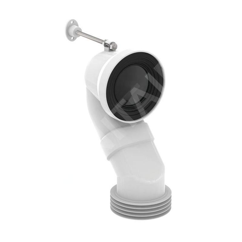 Ideal Standard Accessoires - Coude d'évacuation vertical, 185-200 mm, blanc T682067