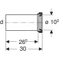 Geberit Accessoires - Kit de manchon de raccordement pour WC suspendu 131.084.16.1