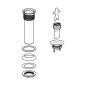 Geberit Accessoires - Kit de vidange pour urinoirs sans eau, diamètre 50 mm 500.673.00.1 Geberit Accessoires - Kit de vidange pour urinoirs sans eau, diamètre 50 mm 500.673.00.1