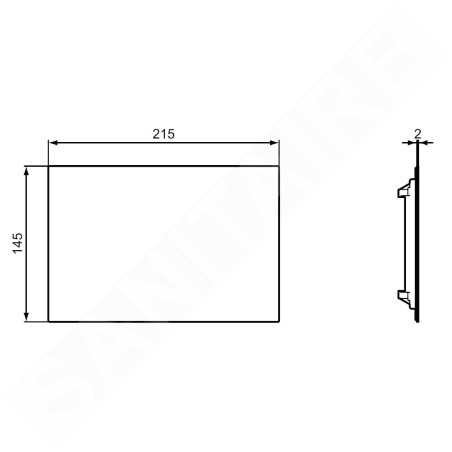 Ideal Standard Septa Pro - Trappe de visite, blanche R0137AC