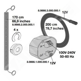 Laufen Accessoires - Alimentation encastré pour plaque de déclenchement H8986600000001