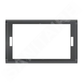 Geberit Sigma70 - Cadre de recouvrement pour Sigma70, chrome noir brillant 115.623.QC.1