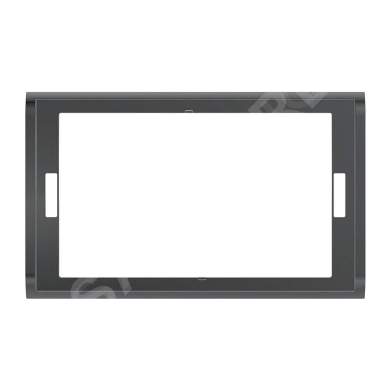 Geberit Sigma70 - Cadre de recouvrement pour Sigma70, chrome noir brillant 115.623.QC.1