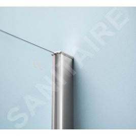Polysan Easy Line - Paroi de douche latérale 800x1900 mm, verre clair EL3215