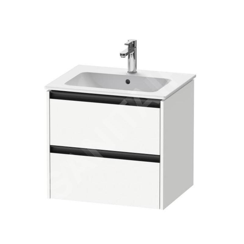 Duravit Ketho.2 - Meuble-vasque, 550x610x480 mm, 2 tiroirs, blanc mat K25262018180000 Duravit Ketho.2 - Meuble-vasque, 550x610x480 mm, 2 tiroirs, blanc mat K25262018180000