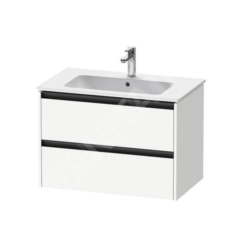 Duravit Ketho.2 - Meuble-vasque, 550x810x480 mm, 2 tiroirs, blanc mat K25263018180000