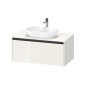 Duravit Ketho.2 - Meuble sous lavabo 459x1000x550 mm, 1 tiroir, blanc brillant K24886022220000 Duravit Ketho.2 - Meuble sous lavabo 459x1000x550 mm, 1 tiroir, blanc brillant K24886022220000